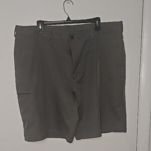 Grand Slam Men's Dark Gray Flat Front Shorts